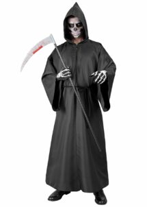 DEGUISEMENT DE FAUCHEUSE HOMME, déguisement faucheur homme Halloween, déguisement de la Mort, Déguisement de la Mort, Longue Robe à Capuche
