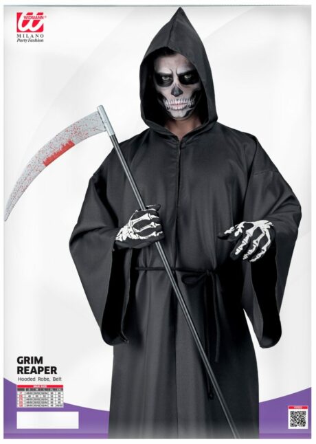 DEGUISEMENT DE FAUCHEUSE HOMME, déguisement faucheur homme Halloween, déguisement de la Mort, Déguisement de la Mort, Longue Robe à Capuche