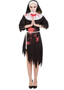 déguisement nonne halloween, costume nonne halloween, déguisement halloween femme, Déguisement de Bonne Soeur, Nonne Zombie