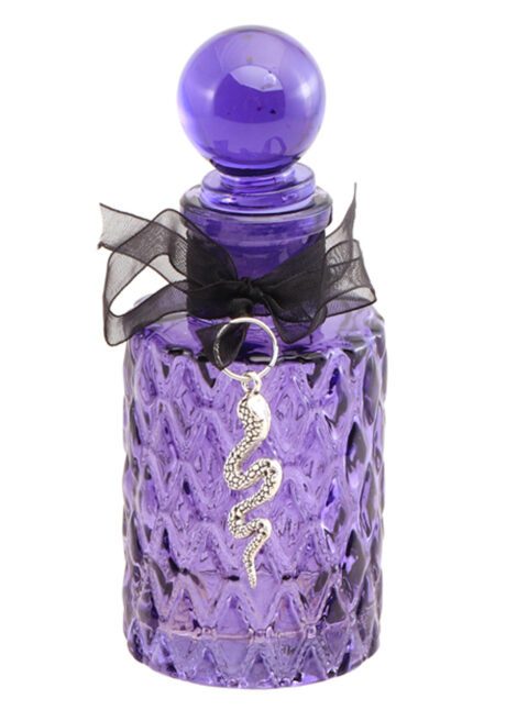flacon serpent halloween, fiole halloween sorcière, bouteille halloween, Bouteille Flacon Elixir de Serpent, en Verre