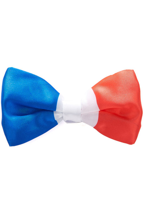 supporters france, cravate drapeau france, accessoires france, accessoires 14 juillet, cravate drapeau, accessoires français déguisement, noeud papillon france, Noeud Papillon France