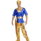 déguisement de sultan oriental, déguisement bollywood, déguisement oriental homme, déguisement oriental adulte, déguisement aladin Déguisement de Sultan, Or et Bleu