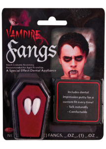 canines de vampire, canines de vampire halloween, fausses dents halloween, fausses canines halloween, dents de vampire halloween, Canines de Vampire, avec Colle de Fixation