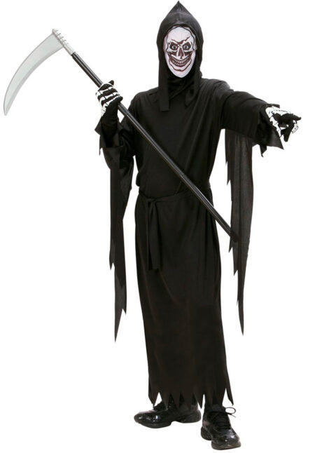 déguisement fossoyeur, déguisement gris retaper halloween, déguisement halloween enfant, Déguisement de Grim Reaper, Garçon