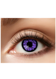 lentilles violettes monster, lentilles violettes et noires