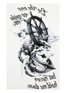 faux tatouage, tatouages temporaires, faux tatouage marin, faux tatouage ancre marine, Faux Tatouages, Ancre de Marin