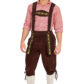 déguisement bavarois homme, costume bavarois homme, déguisement tyrolien homme, costume tyrolien homme, salopette bavaroise déguisement, déguisement homme, déguisement fête de la bière, déguisement oktoberferst Déguisement Bavarois, Salopette Marron
