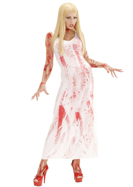déguisement halloween femme, déguisement sanglant femme halloween, déguisement carrie halloween, déguisement bloody mary halloween, Déguisement de Carry Bloody Zombie