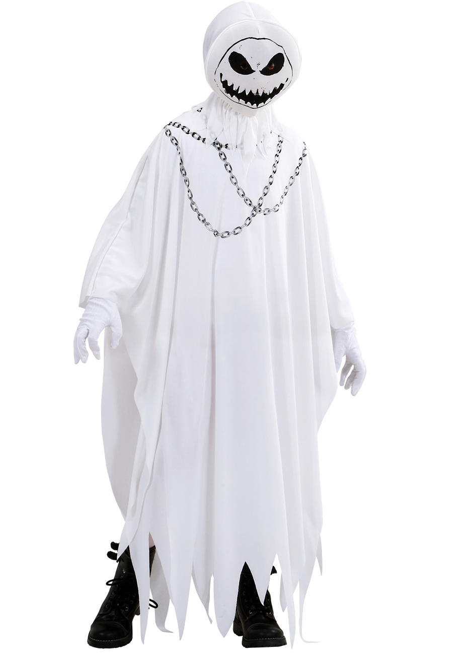 Masque Capuche Scream Mask Halloween Nightmare Cosplay Déguisement / Blanc  Noir