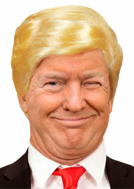perruque donald trump, perruque trump, déguisement trump, perruque blonde trump, perruque trump paris, Perruque Donald Trump – Look Président