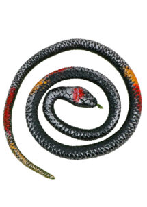 faux serpent, serpent python, décoration serpent, Serpent Python Stretch, 77 cm