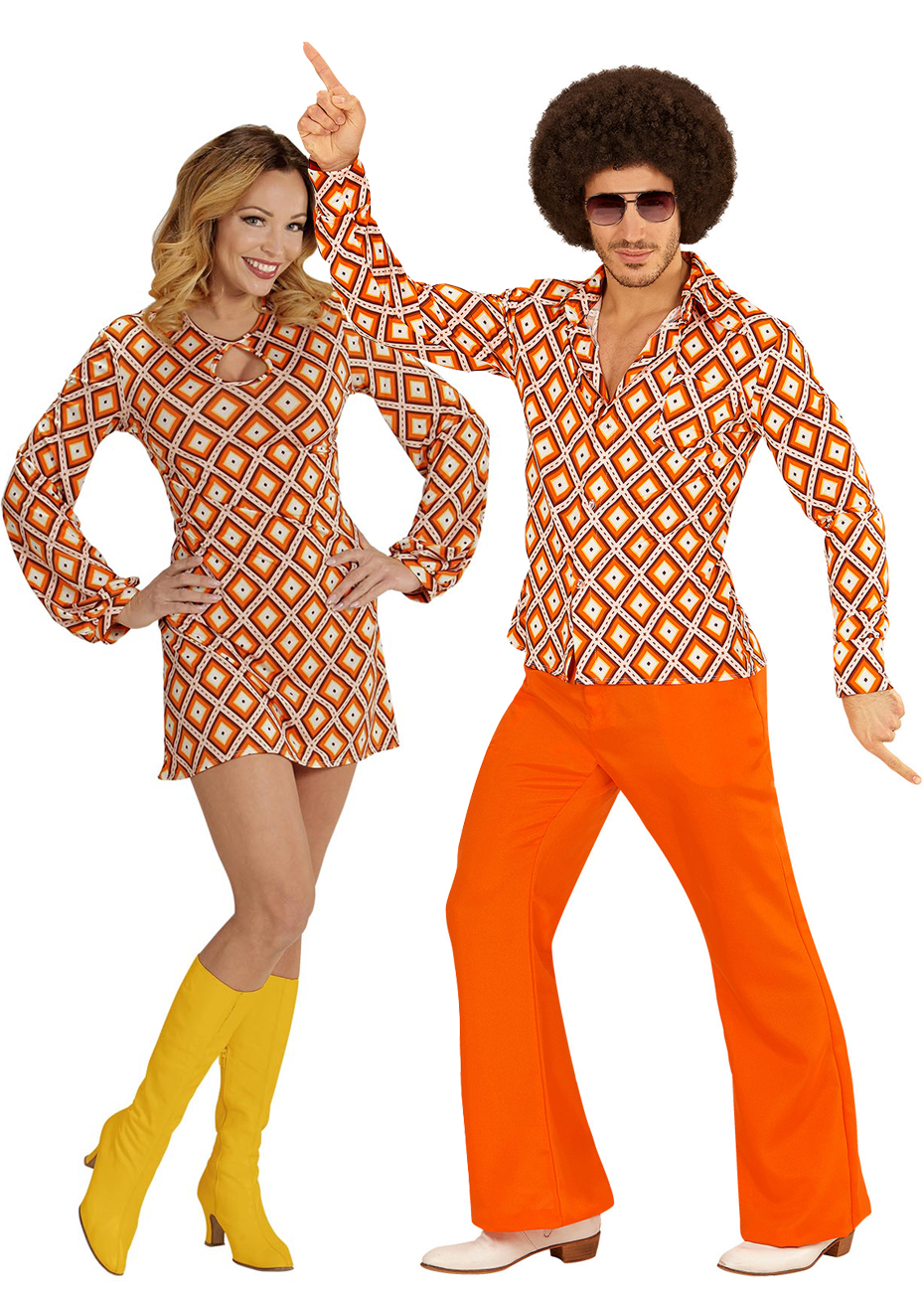 matching couple disco costumes