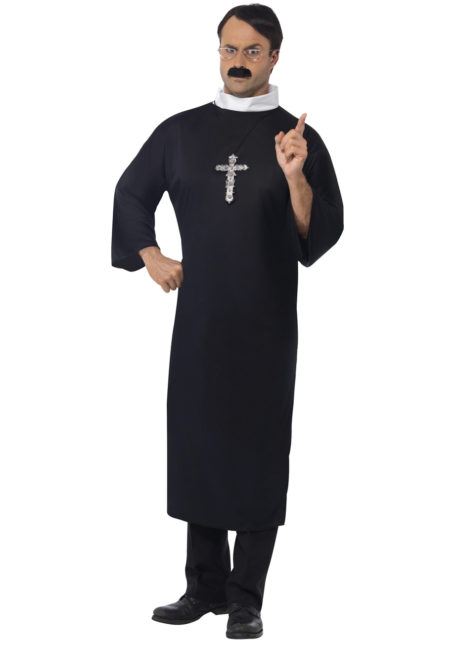 Costume curé adulte pour carnaval, Déguisement de Curé de Campagne