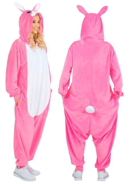déguisement de lapin, combinaison de lapin, déguisement lapin adulte, Déguisement de Lapin Rose, Combinaison Ample