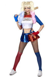 déguisement harley quinn, déguisement arlequinne, déguisement halloween femme, déguisement cinéma femme, déguisement harleyquinn, Déguisement d’Arlequine Diabolique