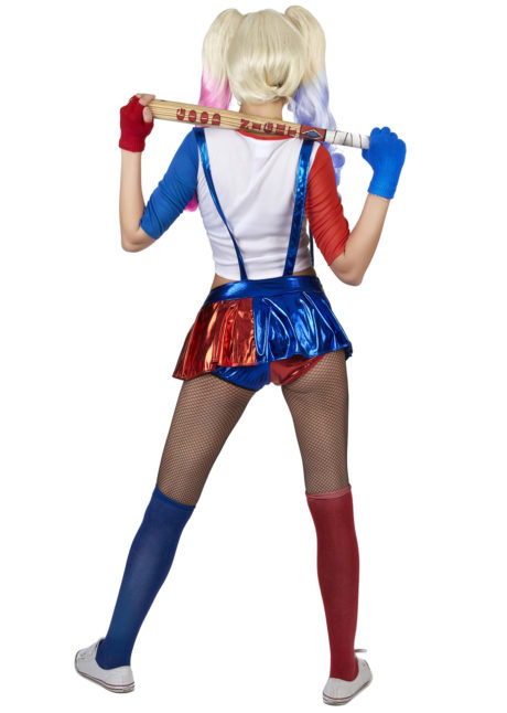 déguisement harley quinn, déguisement arlequinne, déguisement halloween femme, déguisement cinéma femme, déguisement harleyquinn, Déguisement d’Arlequine Diabolique