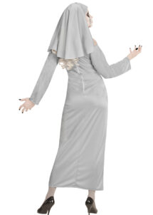 déguisement nonne grise, costume de nonne halloween