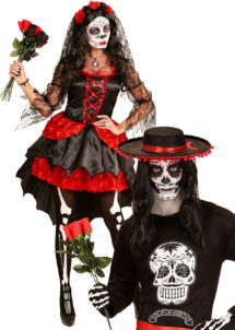 déguisements couples jour des morts, costumes jours des morts halloween couple, Déguisements Couple, Jour des Morts Mexicains
