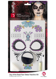 kit maquillage dia de los muertos, kit maquillage jour des morts, kit maquillage dia de los muertos, maquillage mort mexicaine, maquillage jour des morts, maquillage squelette halloween, maquillage halloween, faux tatouage halloween