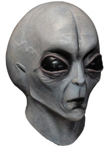 masque alien, masque d'alien, accessoire déguisement alien, masques halloween, masque halloween latex, masque futuriste, déguisement futuriste alien