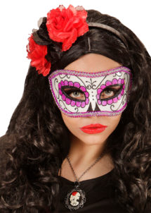 masque squelette mexicain, masque de déguisement, masque mexicain halloween, masque déguisement halloween, accessoire déguisement halloween masque, masque dia de los muertos, masque dia de la muerte, masque halloween, masque halloween day of death, jour des morts mexicain, masque jour de morts adulte, masque halloween femme