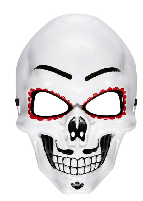 masque jour des morts, masque halloween, masque squelette mexicain, Masque Jour des Morts Mexicain