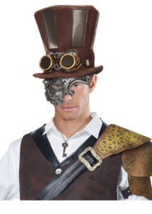 masque steampunk, accessoire steampunk, steampunk halloween, masque steampunk, loup steampunk