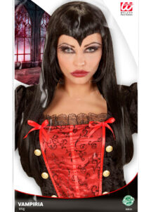 perruque noire, perruque femme halloween, perruque halloween femme, perruque vampire