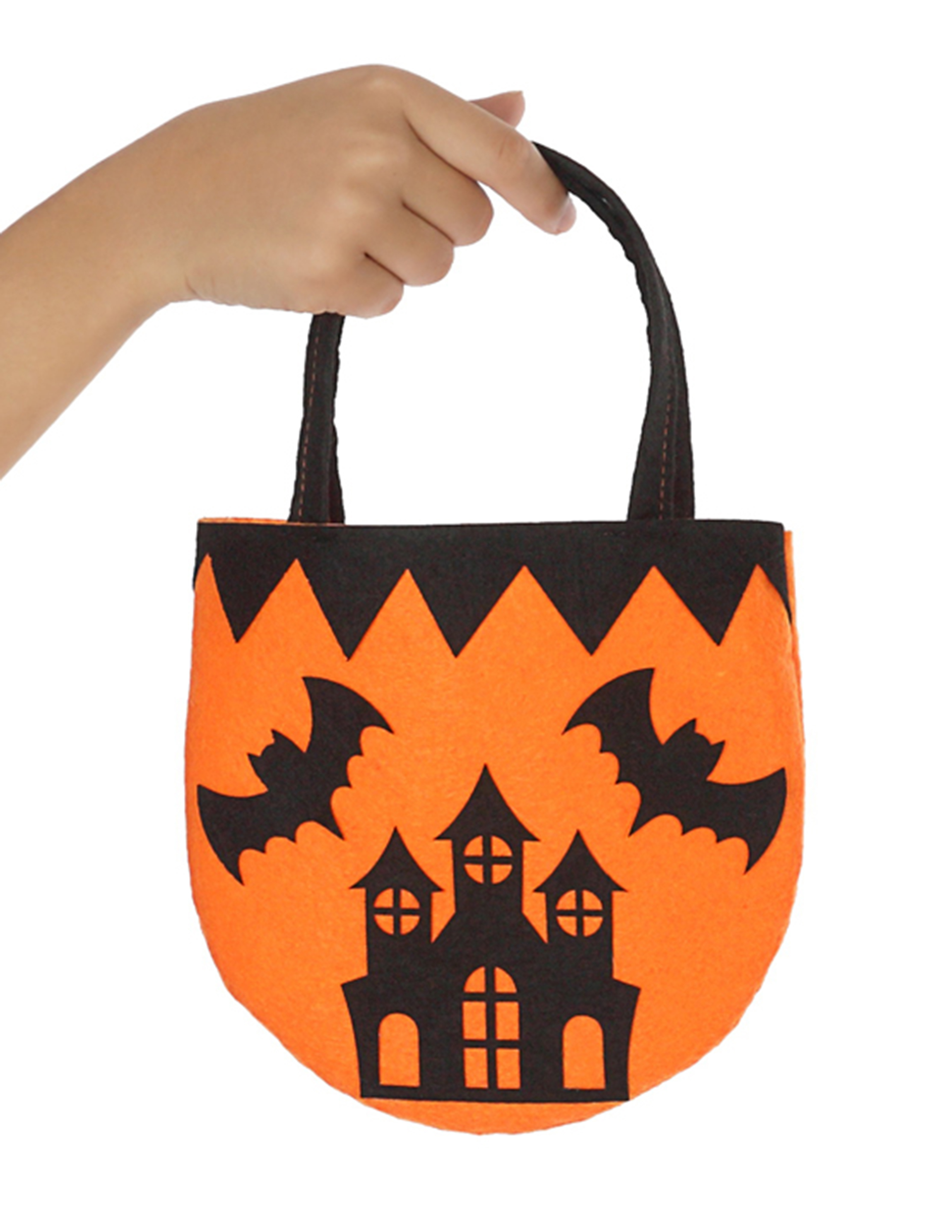 Sac à Bonbons Halloween, en Feutrine Aux Feux de la Fête Paris