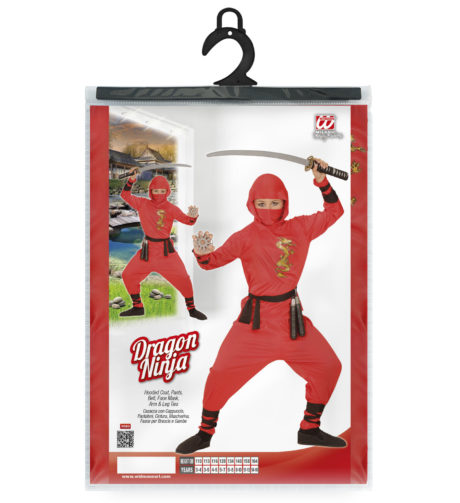 déguisement de ninja garçon, costume de ninja pour enfant, déguisement de ninja enfant, costume de ninja garçon, déguisement de ninja, Déguisement de Ninja, Rouge, Garçon