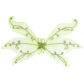 ailes de fée verte, ailes vertes de fée, ailes de fée clochette, ailes de déguisement, accessoires déguisements de fée Ailes de Fée Vertes, 3 rangées et Paillettes