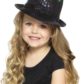chapeau noir, chapeaux paillettes, chapeaux borsalino paillettes, chapeaux borsalino paris, chapeaux années 30 paris, chapeaux de fête, accessoires chapeaux, chapeaux lumineux, chapeaux clignotants, chapeaux led, chapeaux de fête Chapeau Borsalino Lumineux, Paillettes Noires