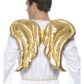 ailes d'ange dorées, ailes de cupidon, ailes dorées, ailes d'or, ailes d'ange dorées, ailes de cupidon dorées Ailes d’Ange Dorées, Tissu Matelassé Shiny