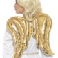 ailes d'ange dorées, ailes de cupidon, ailes dorées, ailes d'or, ailes d'ange dorées, ailes de cupidon dorées Ailes d’Ange Dorées, Tissu Matelassé Shiny