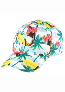 casquette toucans, casquette palmiers, casquette hawaïenne, Casquette Toucans et Palmiers