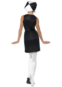 robe années 60 déguisement, déguisement années 60 femme, costume années 60 femme, costume femme années 60, déguisement noir et blanc années 60, déguisement courrèges femme