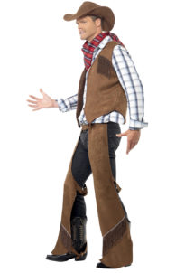 déguisement de cowboy, costume cowboy adulte, déguisement cowboy homme, veste de cowboy adulte, chaps de cowboy, déguisement de cow boy pour homme