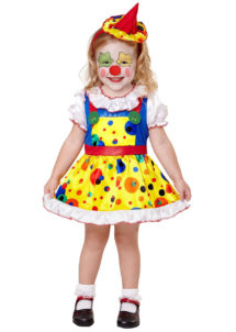 déguisement de clown pour enfant, déguisement de clown fille, costume de clown fille, costume de clown petite fille