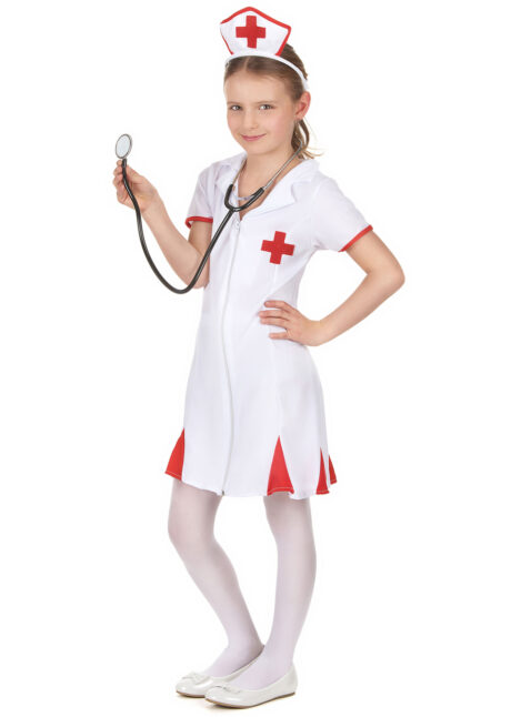 déguisement d'infirmière fille, déguisement infirmière enfant, costume d'infirmière fille, déguisements enfants, déguisements filles, Déguisement d’Infirmière Croix Rouge, Fille
