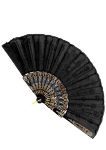 éventail noir, éventail dentelle, éventail espagnol