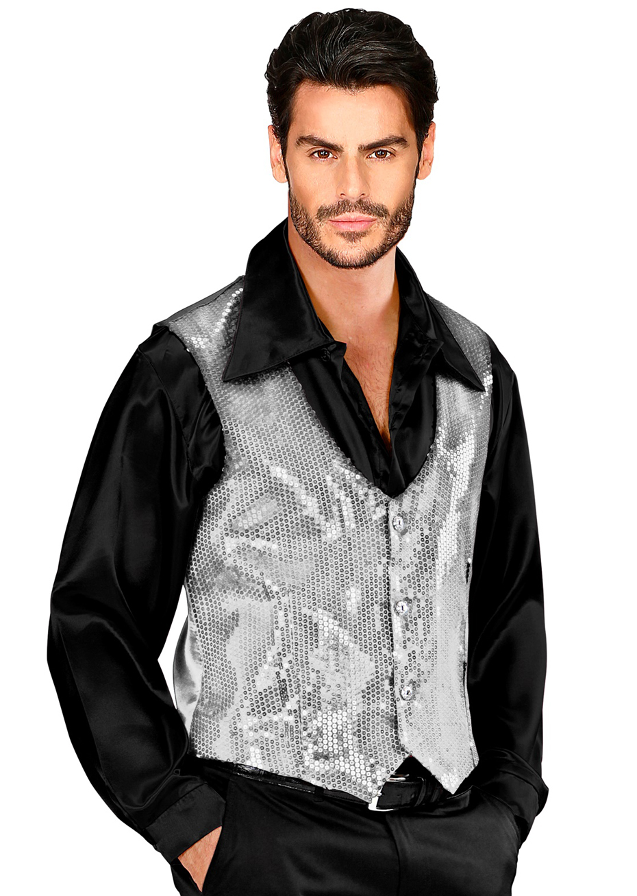 gilet homme paillettes