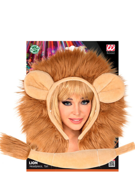 kit déguisement de lion, serre tête lion, queue de lion, crinière, Kit de Lion, Oreilles et Queue
