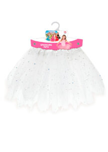 tutu pour enfant, tutu de déguisement enfant, tutu fille déguisement, déguisement danseuse fille, tutu blanc à paillettes