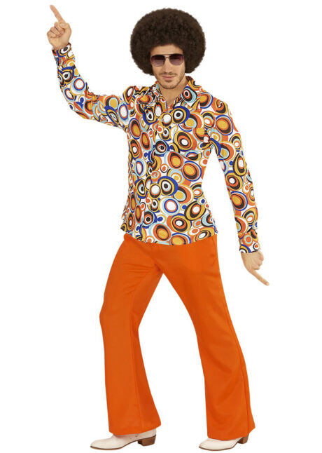 chemise disco homme, déguisement disco, Chemise Disco, Groovy 70, Bulles