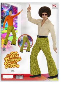 soirée disco, déguisement disco, pantalon pattes d'eph, pantalon disco, pantalon pattes d'éléphant, pantalon années 70 homme, pantalon homme disco