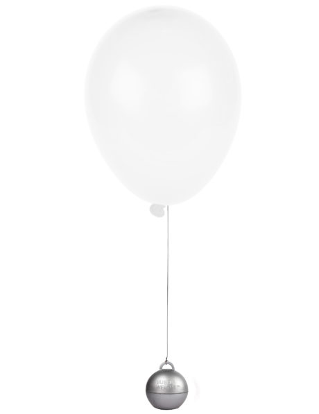 poids pour ballon, lest pour ballon, poids ballons hélium, lests ballons hélium, Poids pour Ballons Hélium, Lest Argent, Mat