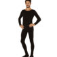 combinaison noire pour homme, justaucorps noir pour homme, déguisement combinaison noire, combinaison noire adulte, collant noir homme déguisement Combinaison Justaucorps Noir, pour Hommes