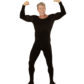 combinaison noire pour homme, justaucorps noir pour homme, déguisement combinaison noire, combinaison noire adulte, collant noir homme déguisement Combinaison Justaucorps Noir, pour Hommes