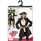 déguisement de pirate femme, veste de pirate femme déguisement, déguisement veste de pirate, veste de pirate déguisement, costume de pirate femme, déguisement de pirate pour femme, manteau de pirate femme Déguisement de Pirate, Longue Veste Noire et Or