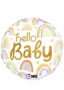 ballon hello baby, ballon baby shower, ballon gender reveal